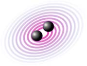Two
	Black Holes inspiraling, image by Paul Fulda