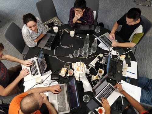 Group work at the Finesse workshop in Birmingham, August 2019.